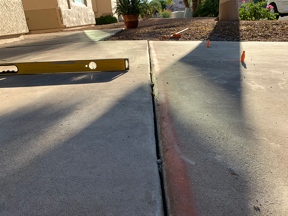 Concrete Sidewalk Lifting